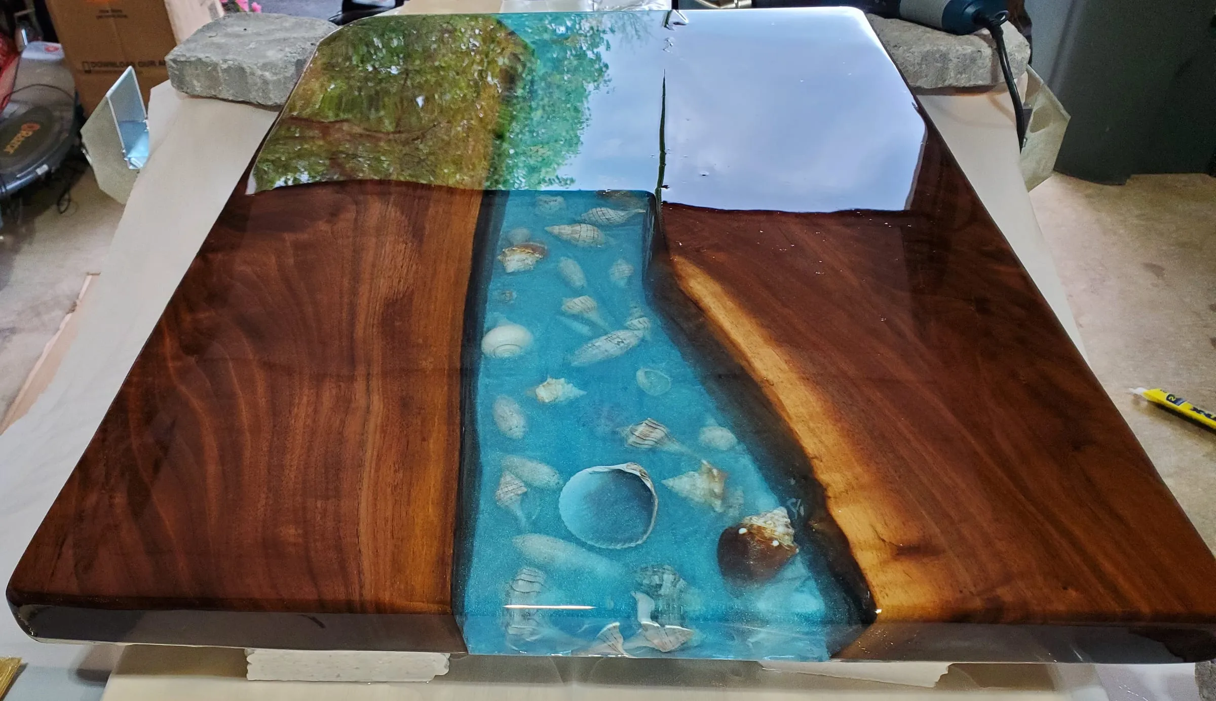 The First River Table — River after the flood coat