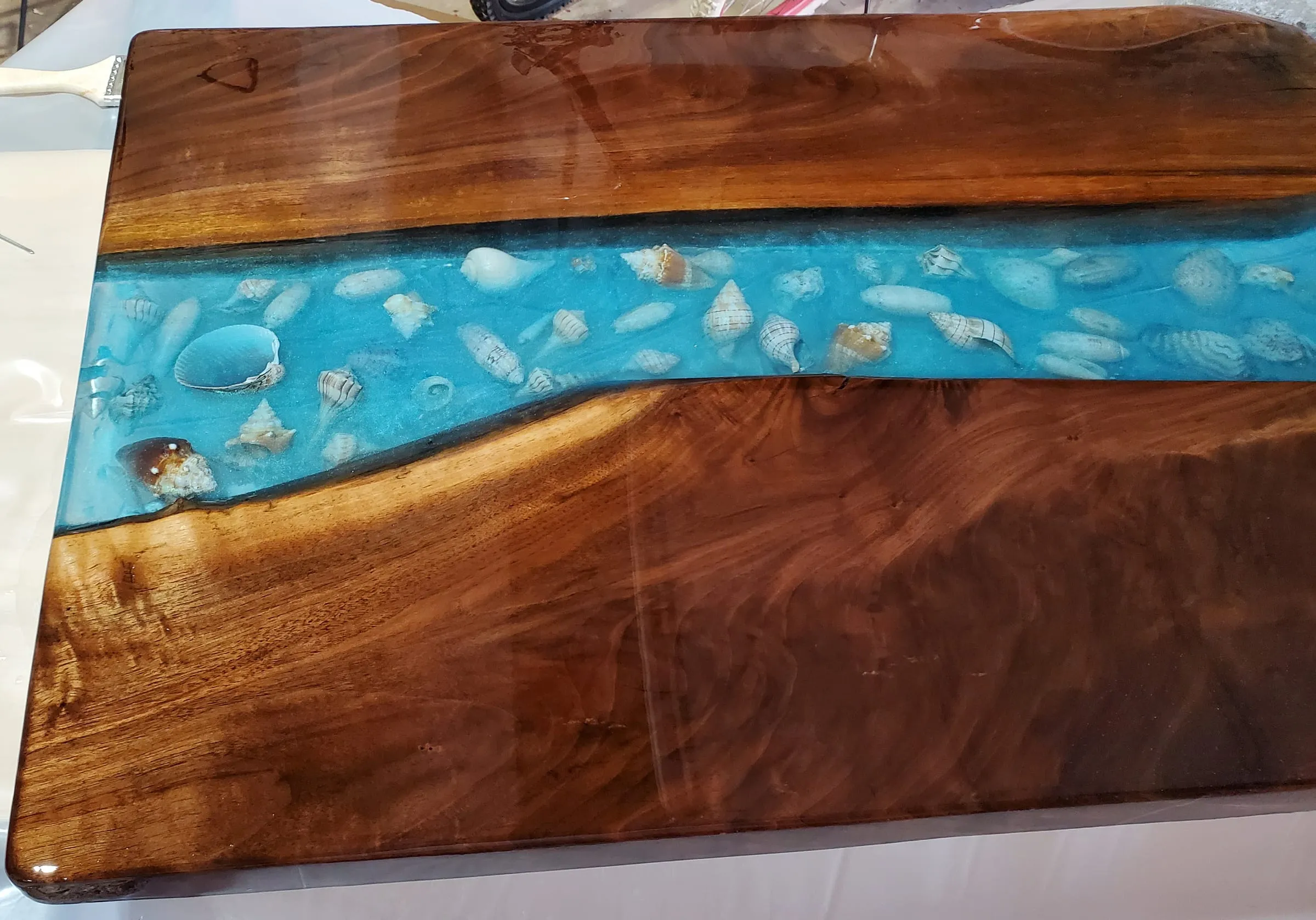 The First River Table — The river from the side