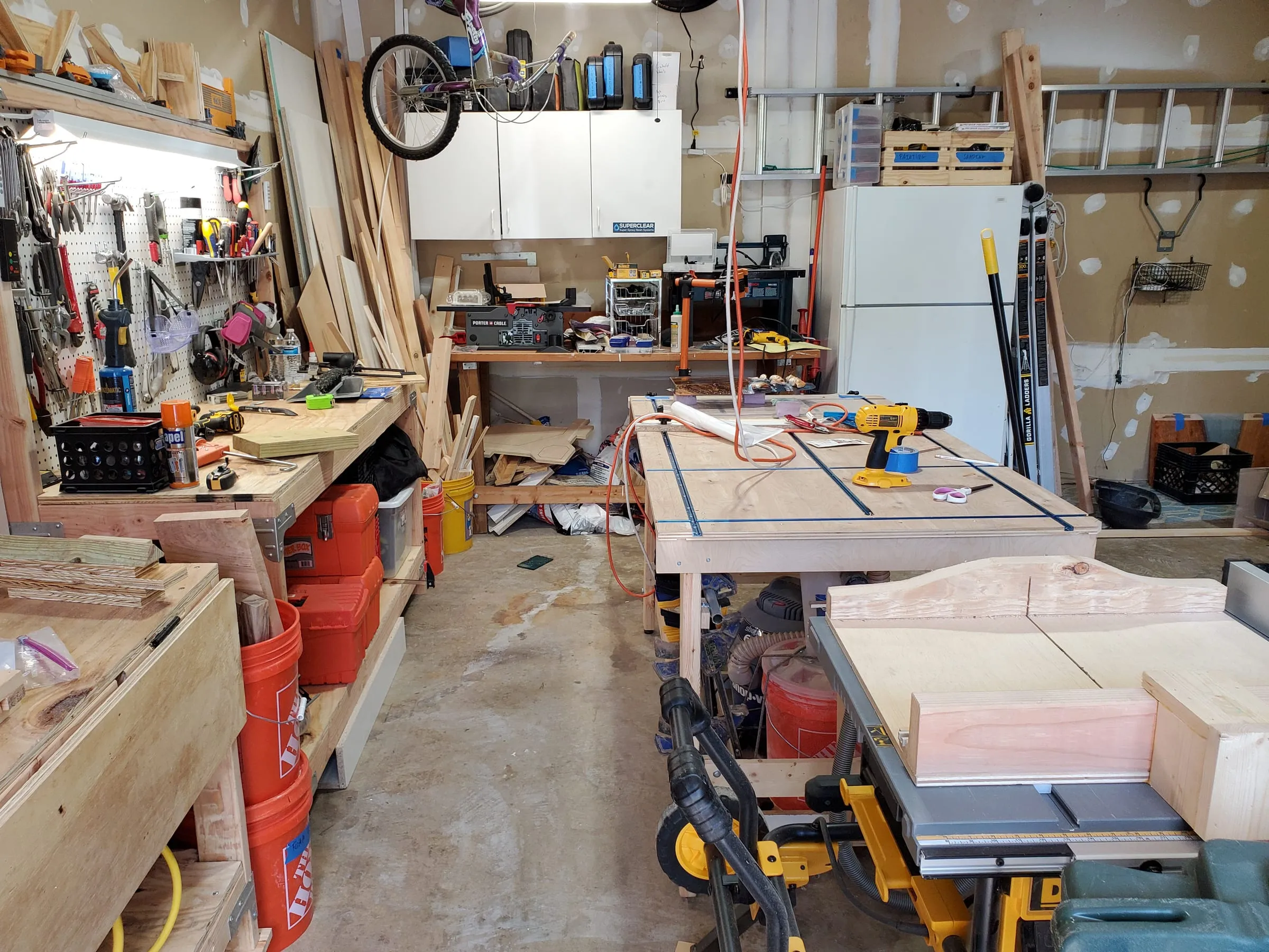 The Workshop — The old shop, looking toward the bench