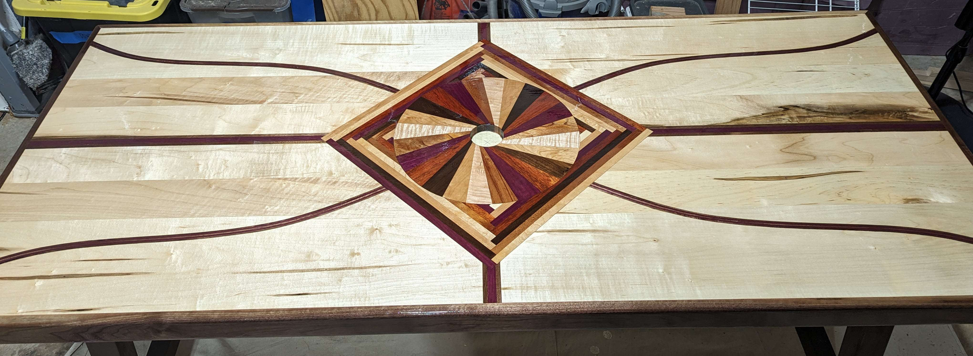 Picure table inlay detail